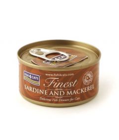 Fish4Cats Finest Sardine with Mackerel Wet Cat Food 70g