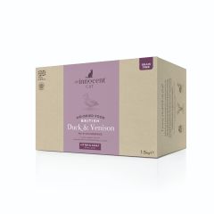 The Innocent Cat Air-Dried Duck & Venison with Cranberry Kitten & Adult Dry Cat Food 1.5kg