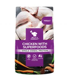 Billy & Margot Chicken with Superfoods Adult Wet Dog Food 150g Pouch