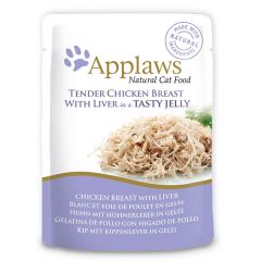 Applaws Chicken with Liver in Jelly Adult Wet Cat Food 70g Pouch
