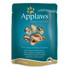 Applaws Tuna with Anchovy Adult Wet Cat Food 70g Pouch