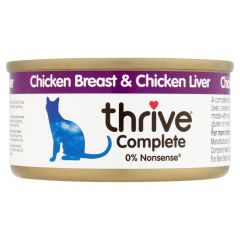 Thrive Complete Chicken & Chicken Liver Wet Cat Food 75g