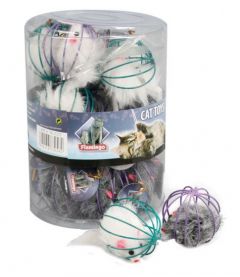 Flamingo Marpy Ball Wire with Mouse Cat Toy