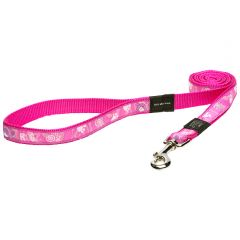 Rogz Pink Paw Dog Leash